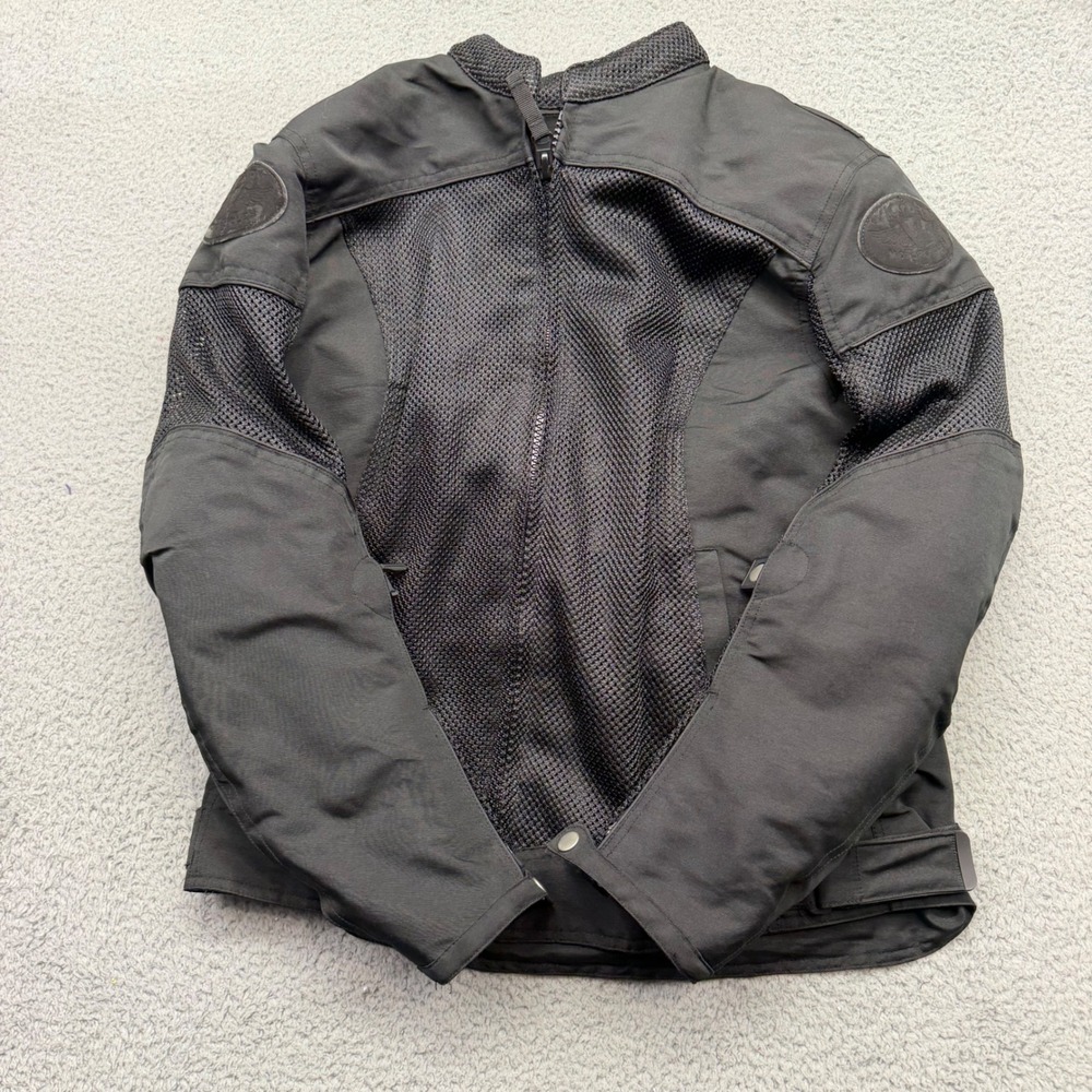 Victory Motorcycles "Pure Gear" Womens Large Black Mesh Riding Jacket w/ Armor